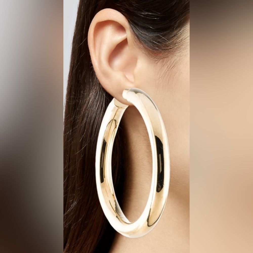 Jennifer Fisher Samira Hoop Earrings - Picture 3 of 3